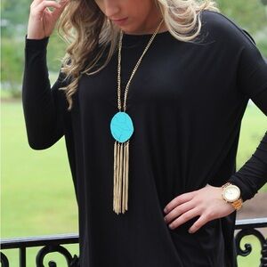 Piko 1988 Black Long Sleeve Tunic